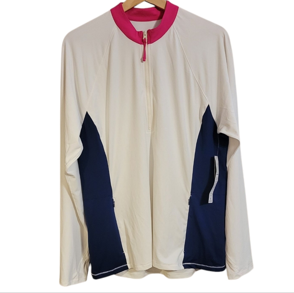 Title Nine Sunbuster Long Sleeve Quarter Zip Top